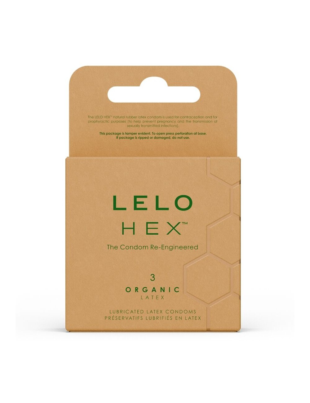 LELO - HEX ORGANIC CONDOM BOX 3 UNITS LELO - HEX ORGANIC CONDOM BOX 3 UNITS