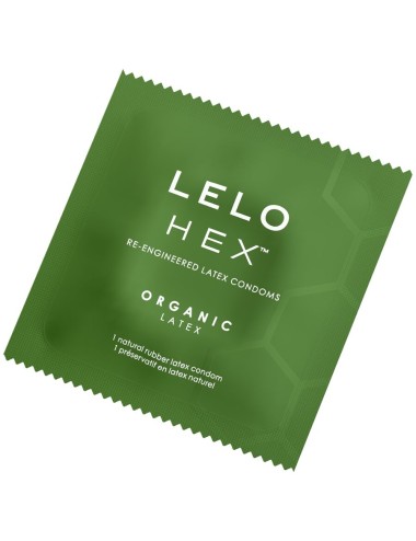 LELO - HEX ORGANIC CONDOM BOX 12 UNITS