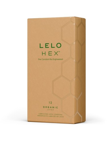 LELO - HEX ORGANIC CONDOM BOX 12 UNITS