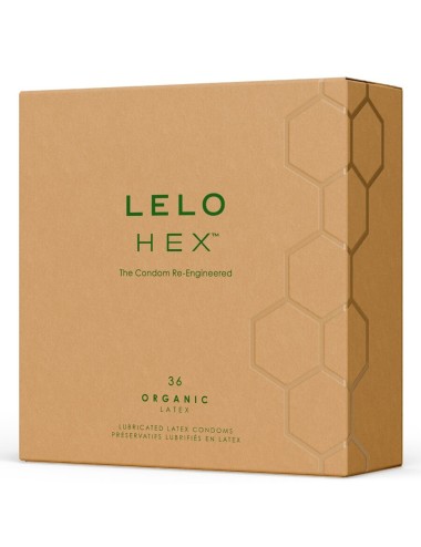 LELO - HEX ORGANIC CONDOM BOX 36 UNITS