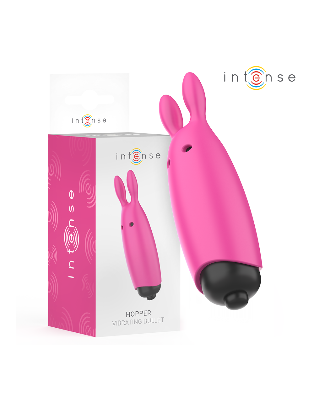 INTENSE - HOPPER PINK VIBRATING BULLET 8.3 X 2.4 CM INTENSE - HOPPER PINK VIBRATING BULLET 8.3 X 2.4 CM