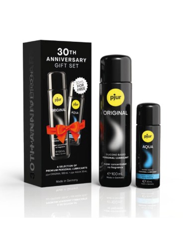 PJUR - SET 30TH ANNIVERSARY PJUR ORIGINAL 100 ML + PJUR AQUA 30 ML AS A GIFT