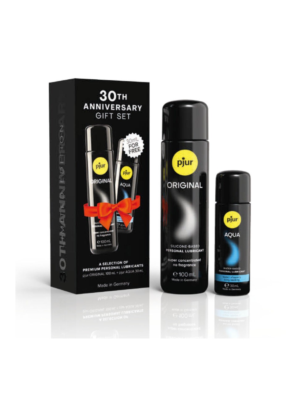 PJUR - SET 30TH ANNIVERSARY PJUR ORIGINAL 100 ML + PJUR AQUA 30 ML AS A GIFT PJUR - SET 30TH ANNIVERSARY PJUR ORIGINAL 100 ML + PJUR AQUA 30 ML AS A GIFT