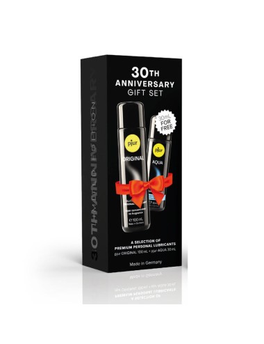 PJUR - SET 30TH ANNIVERSARY PJUR ORIGINAL 100 ML + PJUR AQUA 30 ML AS A GIFT