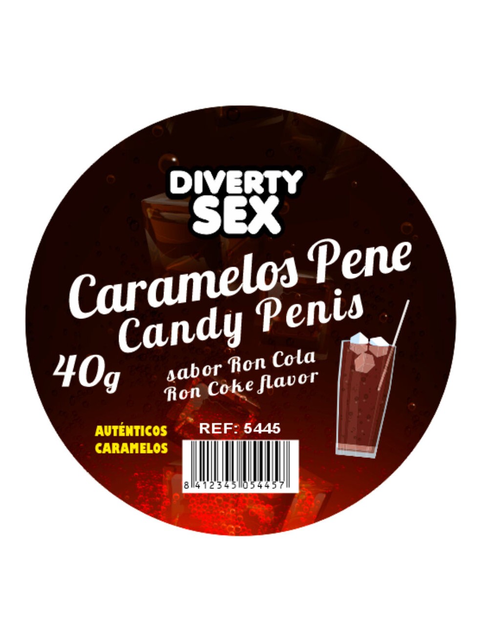 DIABLO PICANTE - 20 PENIS-SHAPED CANDIES WITH GIN TONIC FLAVOR DIABLO PICANTE - 20 PENIS-SHAPED CANDIES WITH GIN TONIC FLAVOR