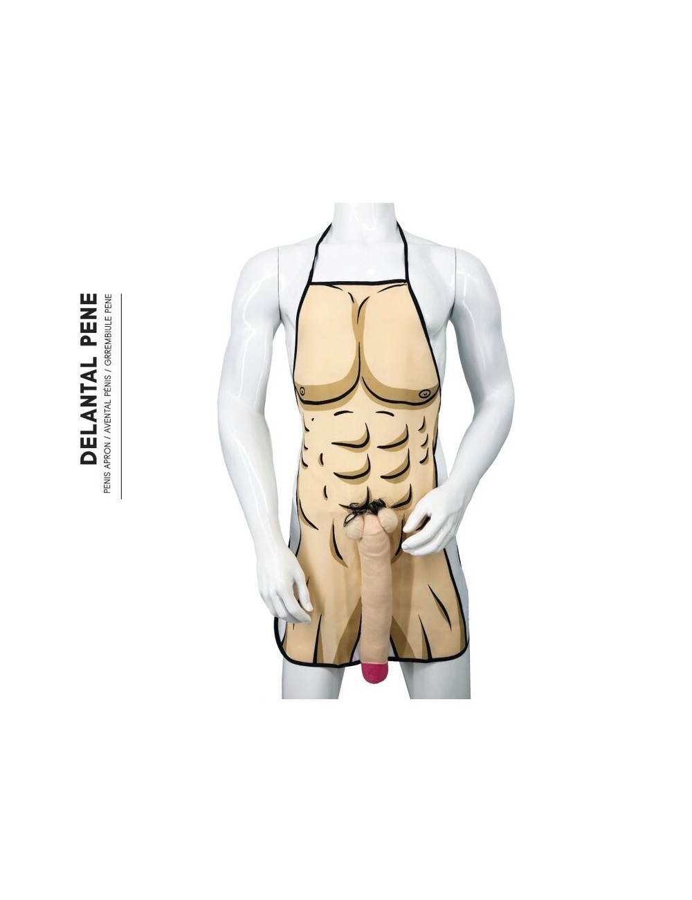 DIABLO PICANTE - 3D PENIS APRON MUSCULAR AND BOLD DIABLO PICANTE - 3D PENIS APRON MUSCULAR AND BOLD