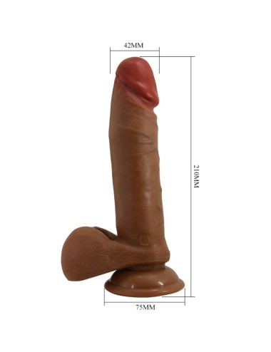 BAILE - ABEL REALISTIC DILDO 21 CM MULATTO