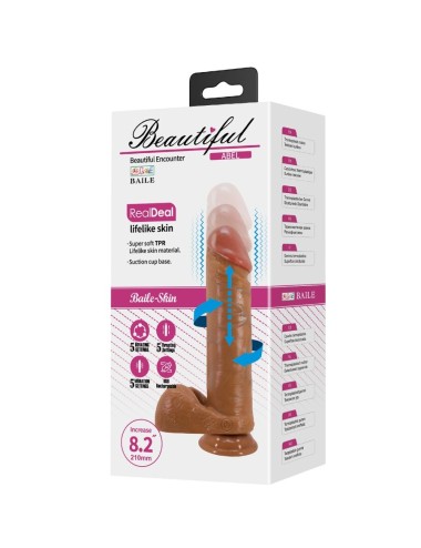 BAILE - ABEL REALISTIC DILDO 21 CM MULATTO