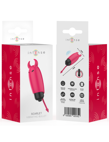 INTENSE - SCARLET VIBRATING BULLET RED DEMON 9.3 X 2.4 CM