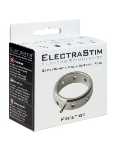 ELECTRASTIM - PRESTIGE ELECTROMAGNETIC METAL PENIS RING 38 MM