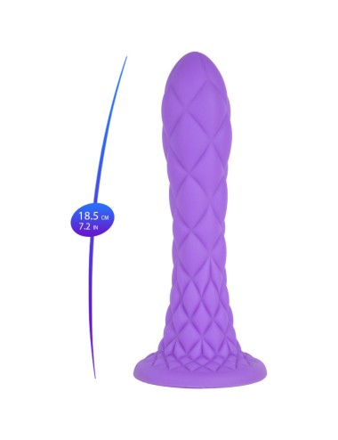SILEXD - DREAMY DILDO FANTASY LIQUID SILICONE THERMOREACTIVE VIOLET 18.5 CM