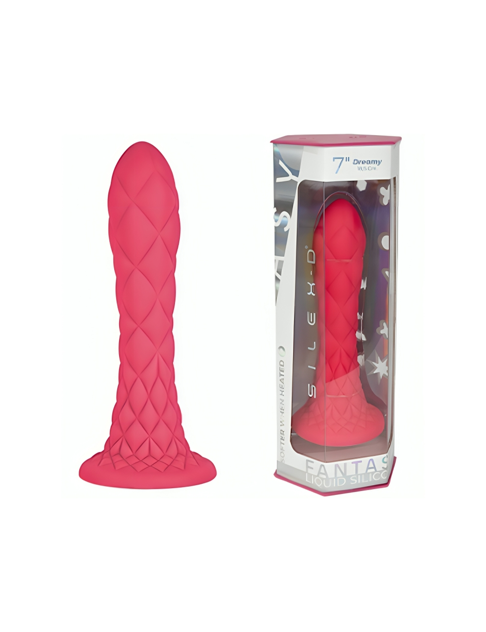 SILEXD - DREAMY DILDO FANTASY LIQUID SILICONE THERMOREACTIVE FUCHSIA 18.5 CM SILEXD - DREAMY DILDO FANTASY LIQUID SILICONE THERMOREACTIVE FUCHSIA 18.5 CM