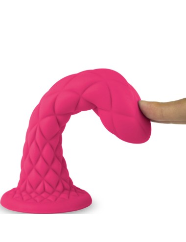 SILEXD - DREAMY DILDO FANTASY LIQUID SILICONE THERMOREACTIVE FUCHSIA 18.5 CM