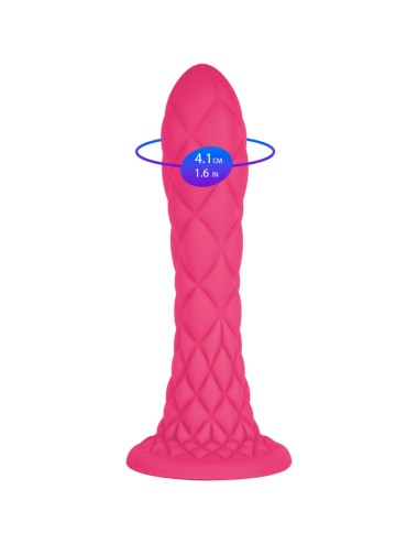 SILEXD - DREAMY DILDO FANTASY LIQUID SILICONE THERMOREACTIVE FUCHSIA 18.5 CM