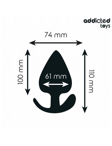 ADDICTED TOYS - ANAL PLUG SILICONE SIZE XXL 11 CM