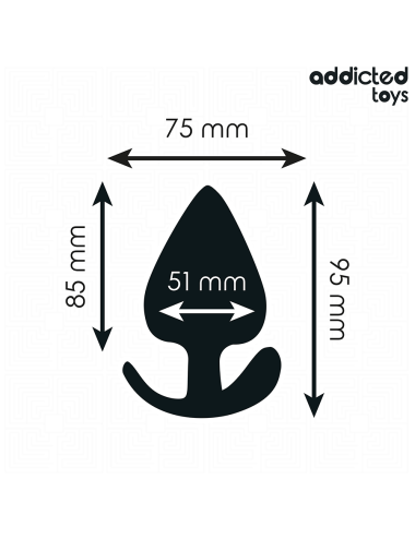 ADDICTED TOYS - ANAL PLUG SILICONE SIZE XL 9.5 CM