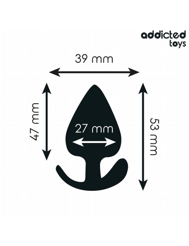 ADDICTED TOYS - ANAL PLUG SILICONE SIZE S 5.3 CM