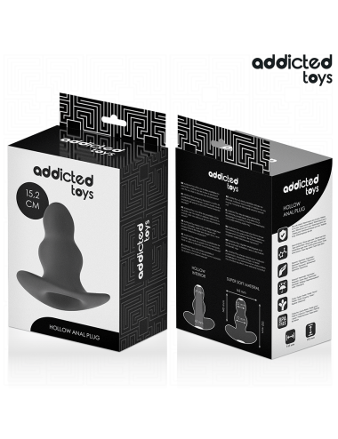 ADDICTED TOYS - HOLLOW ANAL PLUG SILICONE SIZE XXL 15.2 CM