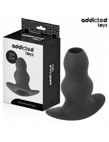 ADDICTED TOYS - HOLLOW ANAL PLUG SILICONE SIZE XL 13.9 CM