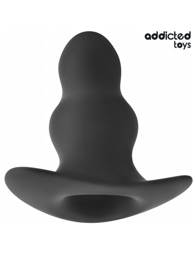 ADDICTED TOYS - HOLLOW ANAL PLUG SILICONE SIZE M 9.6 CM