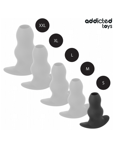 ADDICTED TOYS - HOLLOW ANAL PLUG SILICONE SIZE S 7.3 CM