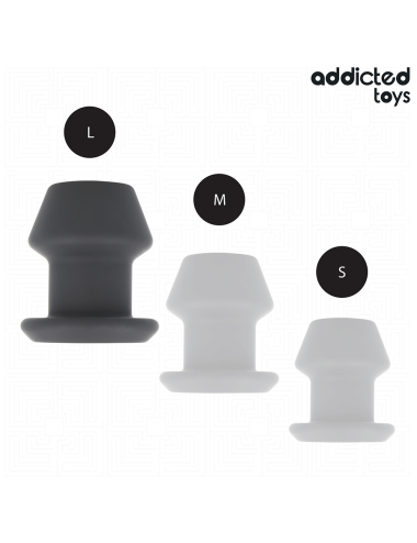 ADDICTED TOYS - EXTREME HOLLOW ANAL PLUG SILICONE SIZE L 10.4 CM