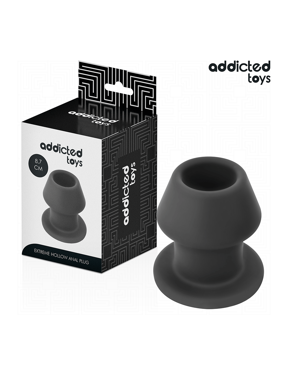 ADDICTED TOYS - EXTREME HOLLOW ANAL PLUG SILICONE SIZE M 8.7 CM ADDICTED TOYS - EXTREME HOLLOW ANAL PLUG SILICONE SIZE M 8.7 CM