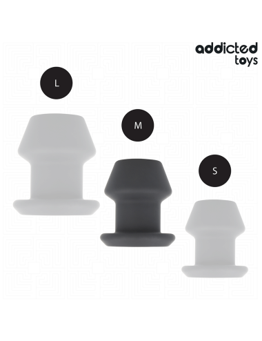 ADDICTED TOYS - EXTREME HOLLOW ANAL PLUG SILICONE SIZE M 8.7 CM