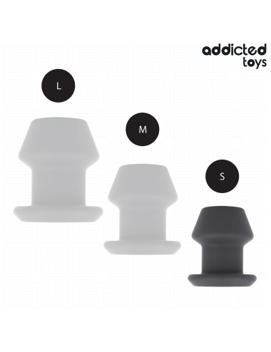 ADDICTED TOYS - EXTREME HOLLOW ANAL PLUG SILICONE SIZE S 7.5 CM