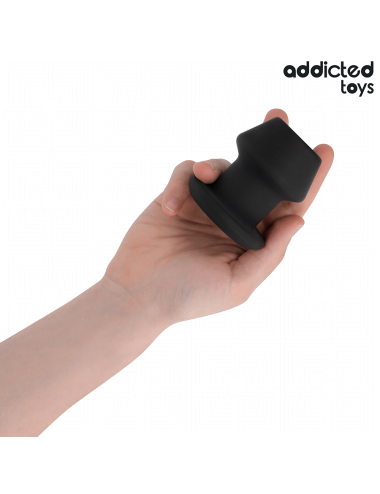 ADDICTED TOYS - EXTREME HOLLOW ANAL PLUG SILICONE SIZE S 7.5 CM