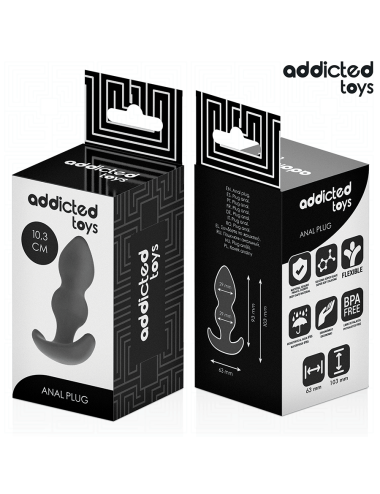 ADDICTED TOYS - ANAL PLUG SILICONE SIZE S 10.3 CM