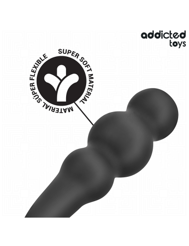 ADDICTED TOYS - ANAL PLUG WITH RING SILICONE MODEL 1