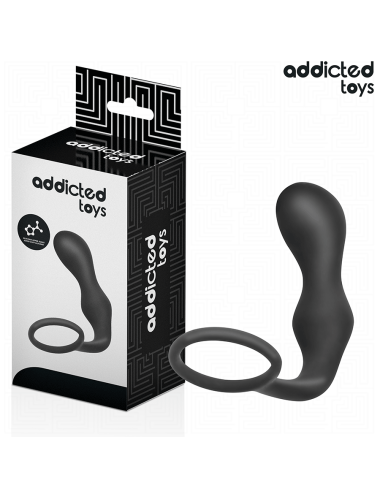 ADDICTED TOYS - ANAL PLUG WITH RING SILICONE MODEL 3