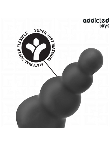 ADDICTED TOYS - ANAL PLUG WITH RING SILICONE MODEL 5
