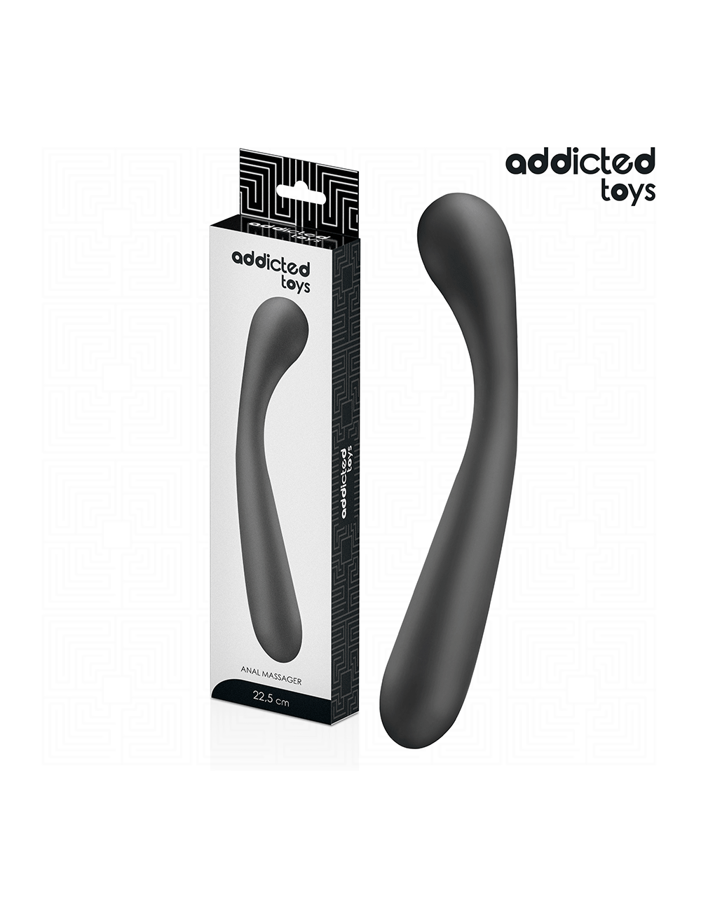 ADDICTED TOYS - DOUBLE ANAL MASSAGER SILICONE 22.5 CM ADDICTED TOYS - DOUBLE ANAL MASSAGER SILICONE 22.5 CM