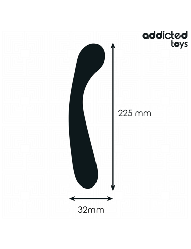 ADDICTED TOYS - DOUBLE ANAL MASSAGER SILICONE 22.5 CM