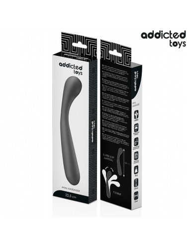 ADDICTED TOYS - DOUBLE ANAL MASSAGER SILICONE 22.5 CM