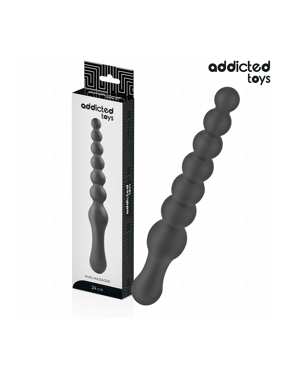 ADDICTED TOYS - DOUBLE ANAL MASSAGER SILICONE 24 CM ADDICTED TOYS - DOUBLE ANAL MASSAGER SILICONE 24 CM