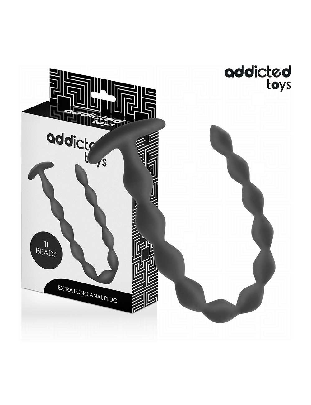 ADDICTED TOYS - EXTRA LONG SILICONE ANAL PLUG ADDICTED TOYS - EXTRA LONG SILICONE ANAL PLUG