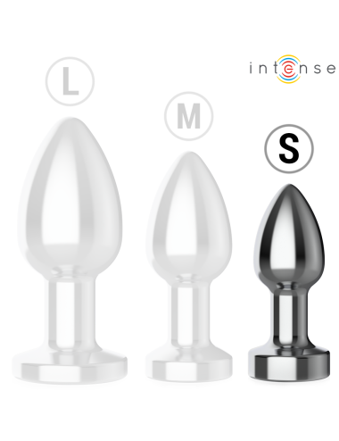 INTENSE - ANAL PLUG 10 VIBRATIONS METAL WITH REMOTE CONTROL S