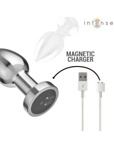 INTENSE - ANAL PLUG 10 VIBRATIONS METAL WITH REMOTE CONTROL M