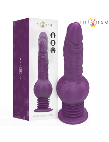 INTENSE - TATUM MULTIFUNCTION VIBRATOR WITH UP AND DOWN VIBRATION 24 CM PURPLE