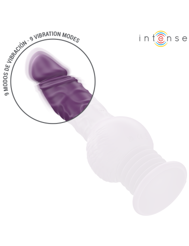 INTENSE - TATUM MULTIFUNCTION VIBRATOR WITH UP AND DOWN VIBRATION 24 CM PURPLE