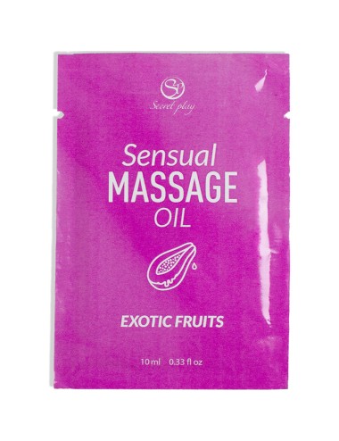 SECRETPLAY - SINGLE-DOSE EXOTIC FRUITS MASSAGE OIL 10 ML