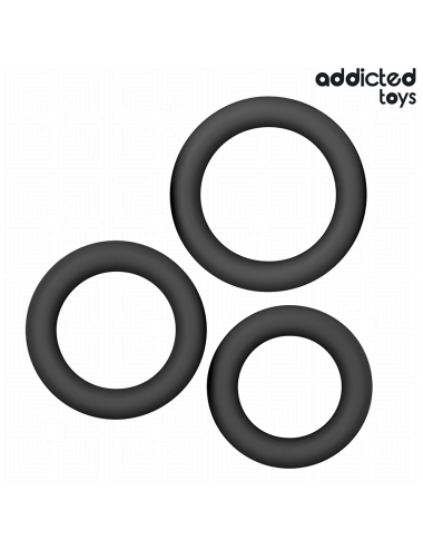 ADDICTED TOYS - SET OF SILICONE RINGS MODEL 1