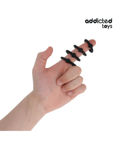 ADDICTED TOYS - SET OF PRESSURE SILICONE RINGS