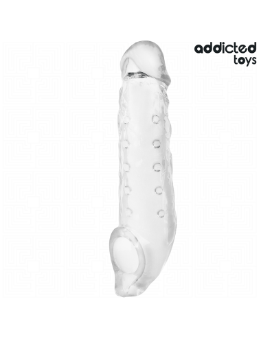 ADDICTED TOYS - TRANSPARENT PENIS EXTENSON SIZE S 23 CM