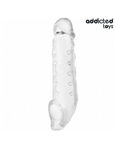 ADDICTED TOYS - TRANSPARENT PENIS SHEATH SIZE M 27 CM