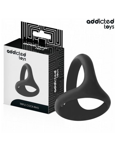 ADDICTED TOYS - THICK TRIPLE PENIS RING
