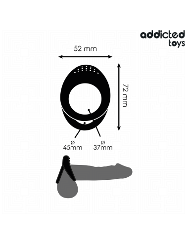 ADDICTED TOYS - DOUBLE TEXTURED PENIS RING